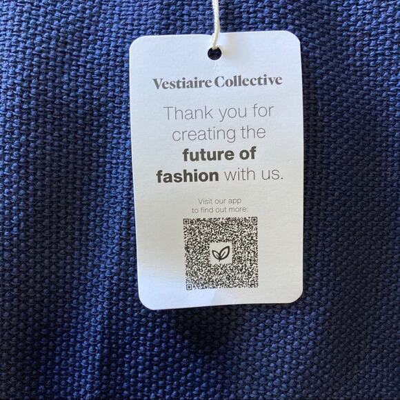 CHANEL Yachting Knit Dress Navy size FR 34 Cord Embellished Trim Drop waist - Picture 10 of 10